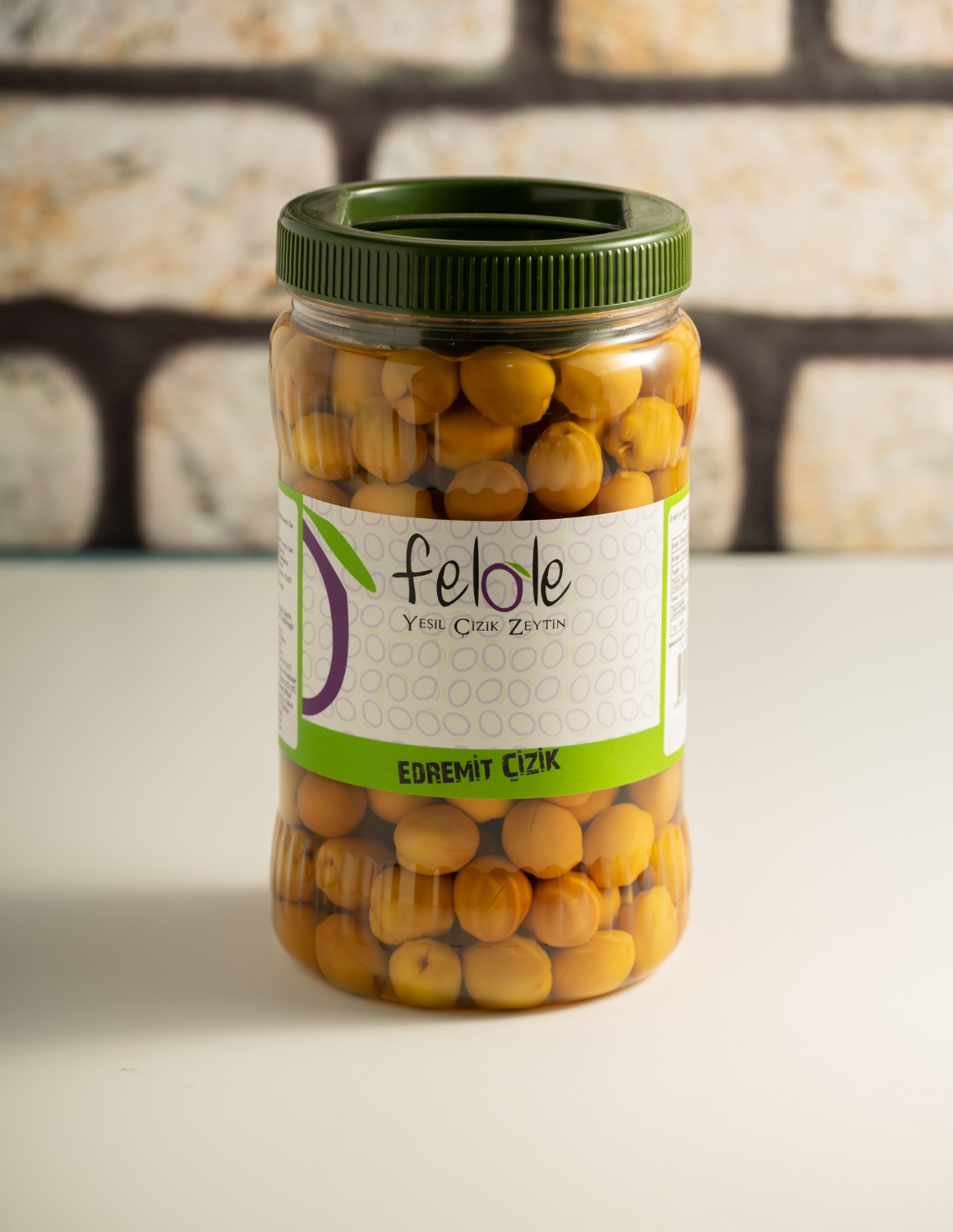 Edremit Scratched Green Olives 1 Kg