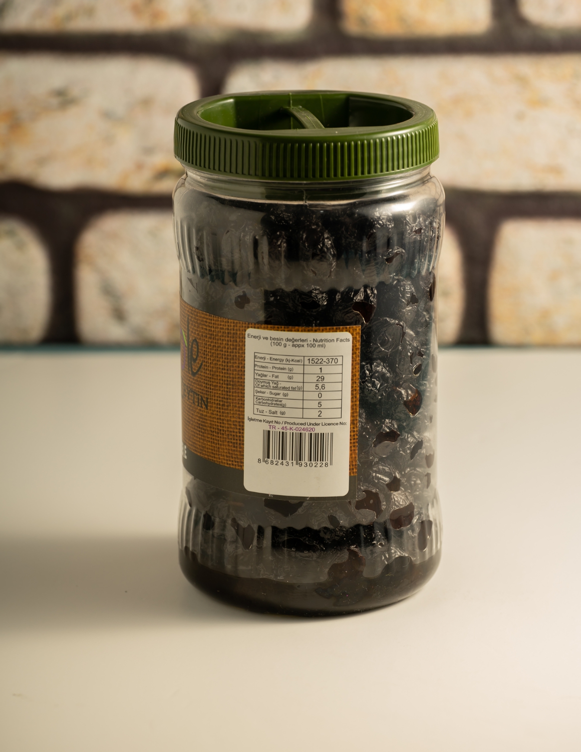 Dried Black Olives 1000 G