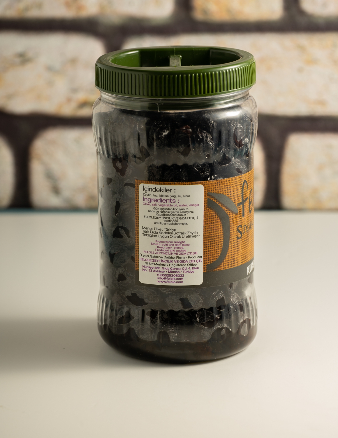 Dried Black Olives 1000 G