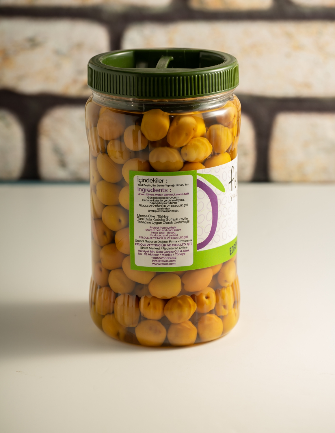 Edremit Scratched Green Olives 1 Kg